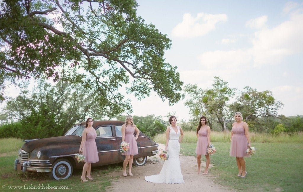 bridesmaids at vista west ranch