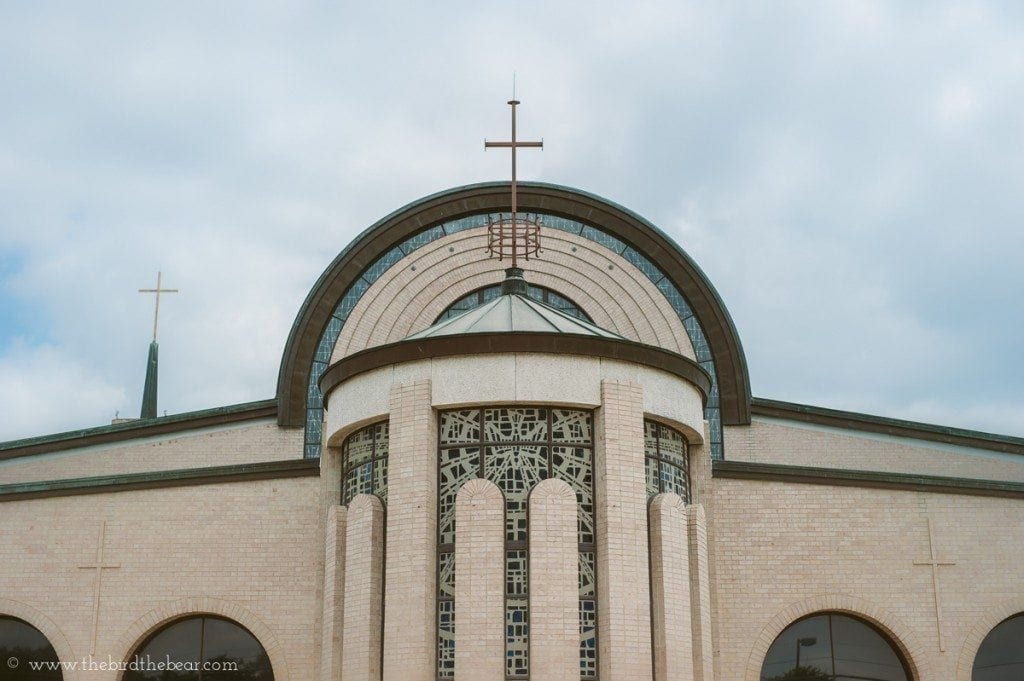 Saint Ignatius Martyr Catholic church in Austin, Texas