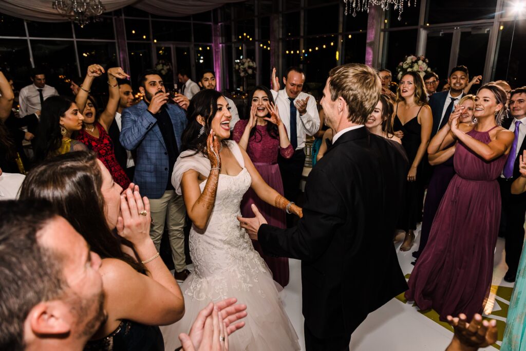 Bride and groom dancing at their Lakeway Resort wedding