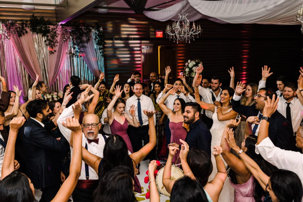 Guests dancing at a Lakeway Resort wedding